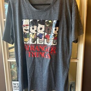 Stranger Things Gray Graphic Tee